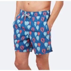 Tom & Teddy Classic Style Swim Shorts Trunks Men Size Large NWT Balloons